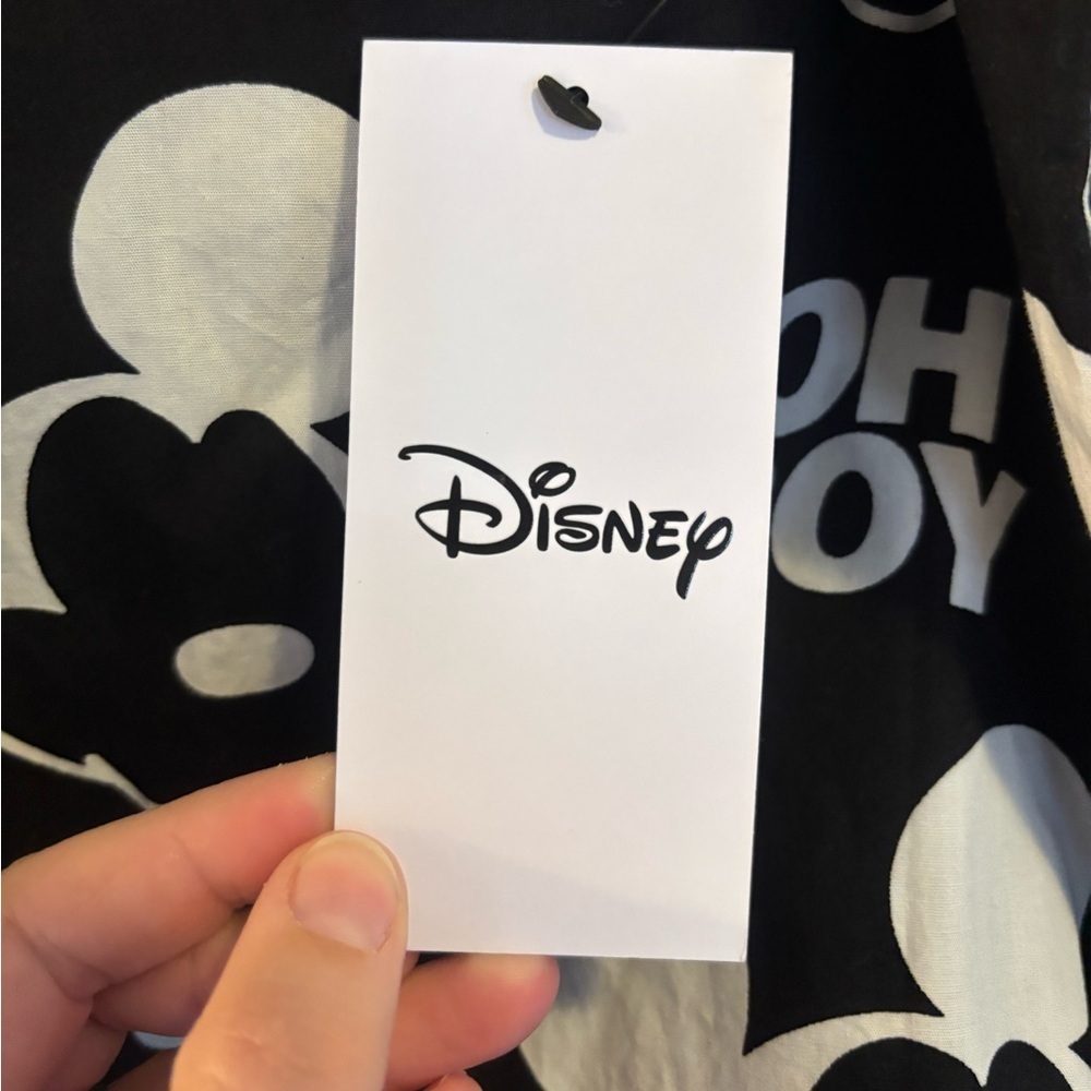 NWT Neff x Disney Men's Allover Print Button-Down Shirt sz L - Picture 5 of 7